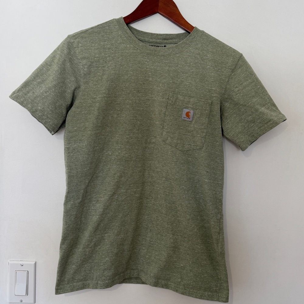 Carhartt Pocket Tee | Classic Workwear | Olive Green | S
